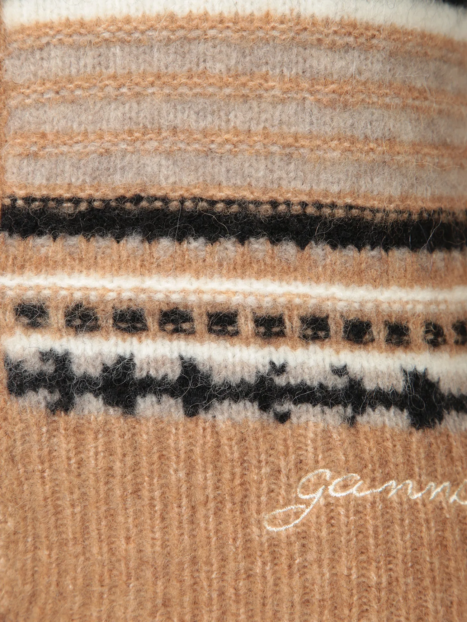 Beige Wool Cardigan