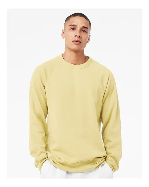 BELLA   CANVAS Sponge Fleece Raglan Crewneck Sweatshirt 3901 Forest