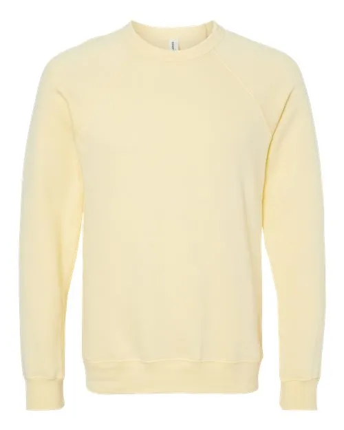 BELLA   CANVAS Sponge Fleece Raglan Crewneck Sweatshirt 3901 Forest