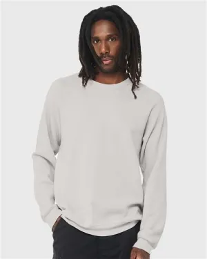 BELLA   CANVAS Sponge Fleece Raglan Crewneck Sweatshirt 3901 Silver
