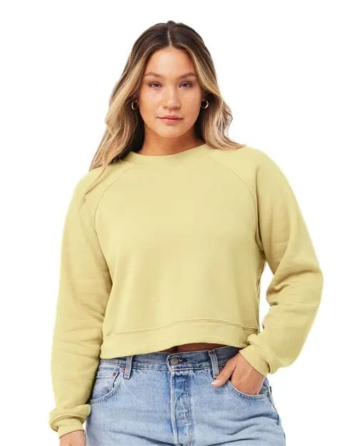 BELLA   CANVAS Women's Raglan Pullover Fleece 7505