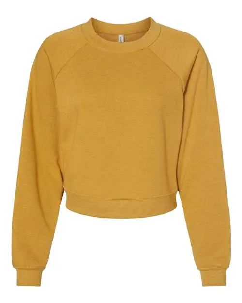BELLA   CANVAS Women's Raglan Pullover Fleece 7505