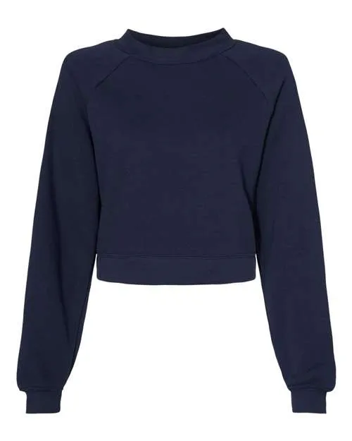 BELLA   CANVAS Women's Raglan Pullover Fleece 7505