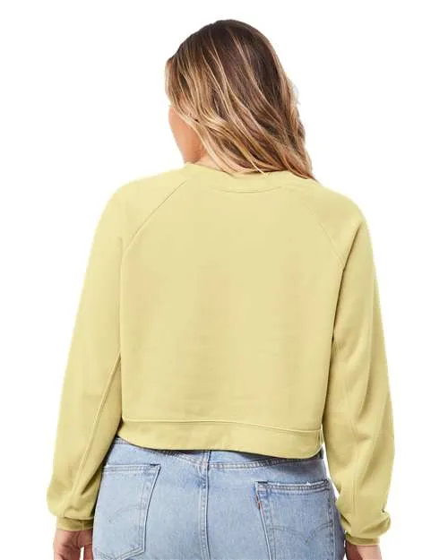 BELLA   CANVAS Women's Raglan Pullover Fleece 7505