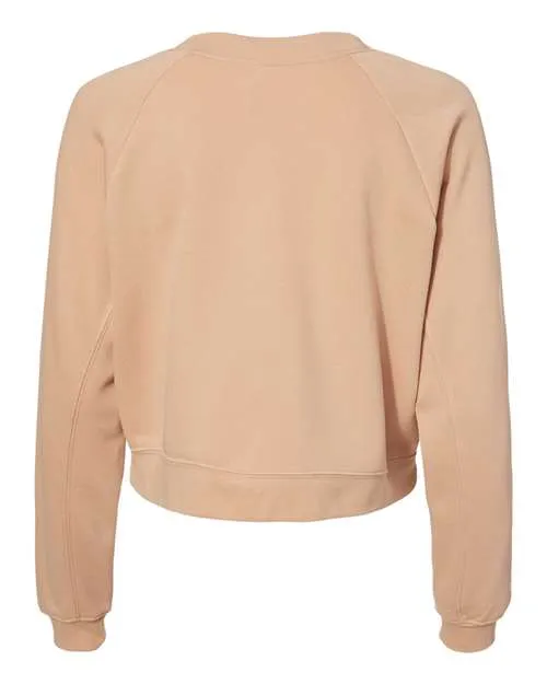 BELLA   CANVAS Women's Raglan Pullover Fleece 7505