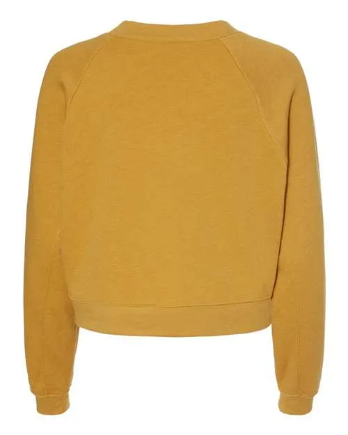 BELLA   CANVAS Women's Raglan Pullover Fleece 7505