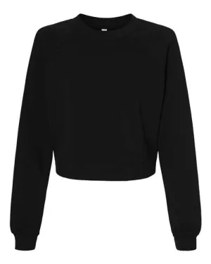 BELLA   CANVAS Women's Raglan Pullover Fleece 7505