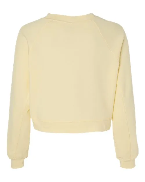 BELLA   CANVAS Women's Raglan Pullover Fleece 7505