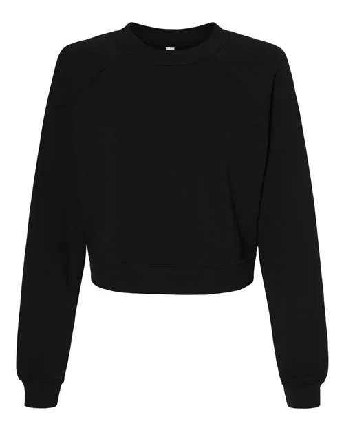 BELLA   CANVAS Women's Raglan Pullover Fleece 7505