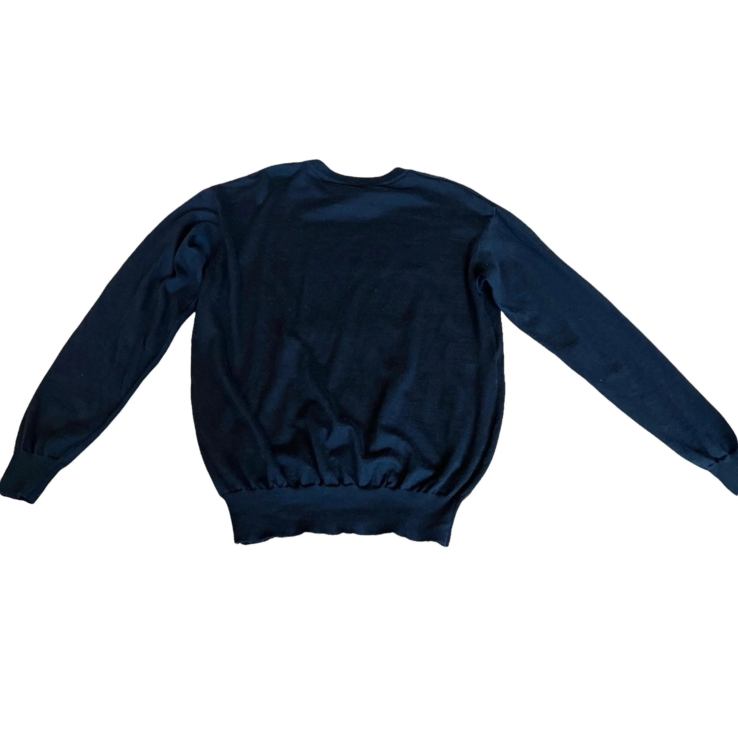 Black Wool Sweater - S