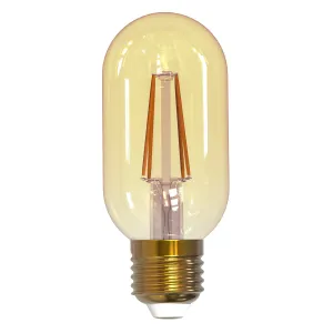 BULBRITE 776905 4 Watt T14 Filament Nostalgic - E26 Medium Base - 2100 Kelvin Warm White - 315 Lumens - Antique - 120 Volt