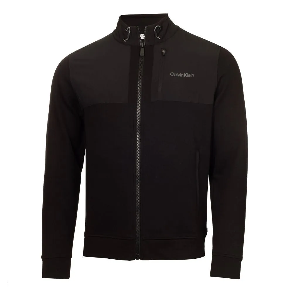 Calvin Klein Hyper Tech Full Zip Golf Jacket 2024 CKMA24920 - Black