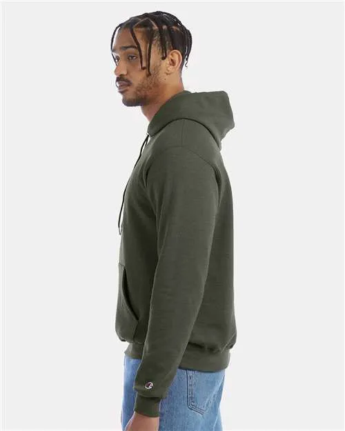 Champion Powerblend® Hooded Sweatshirt S700 Dark Green Heather