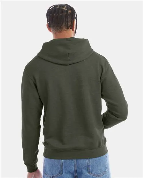 Champion Powerblend® Hooded Sweatshirt S700 Dark Green Heather