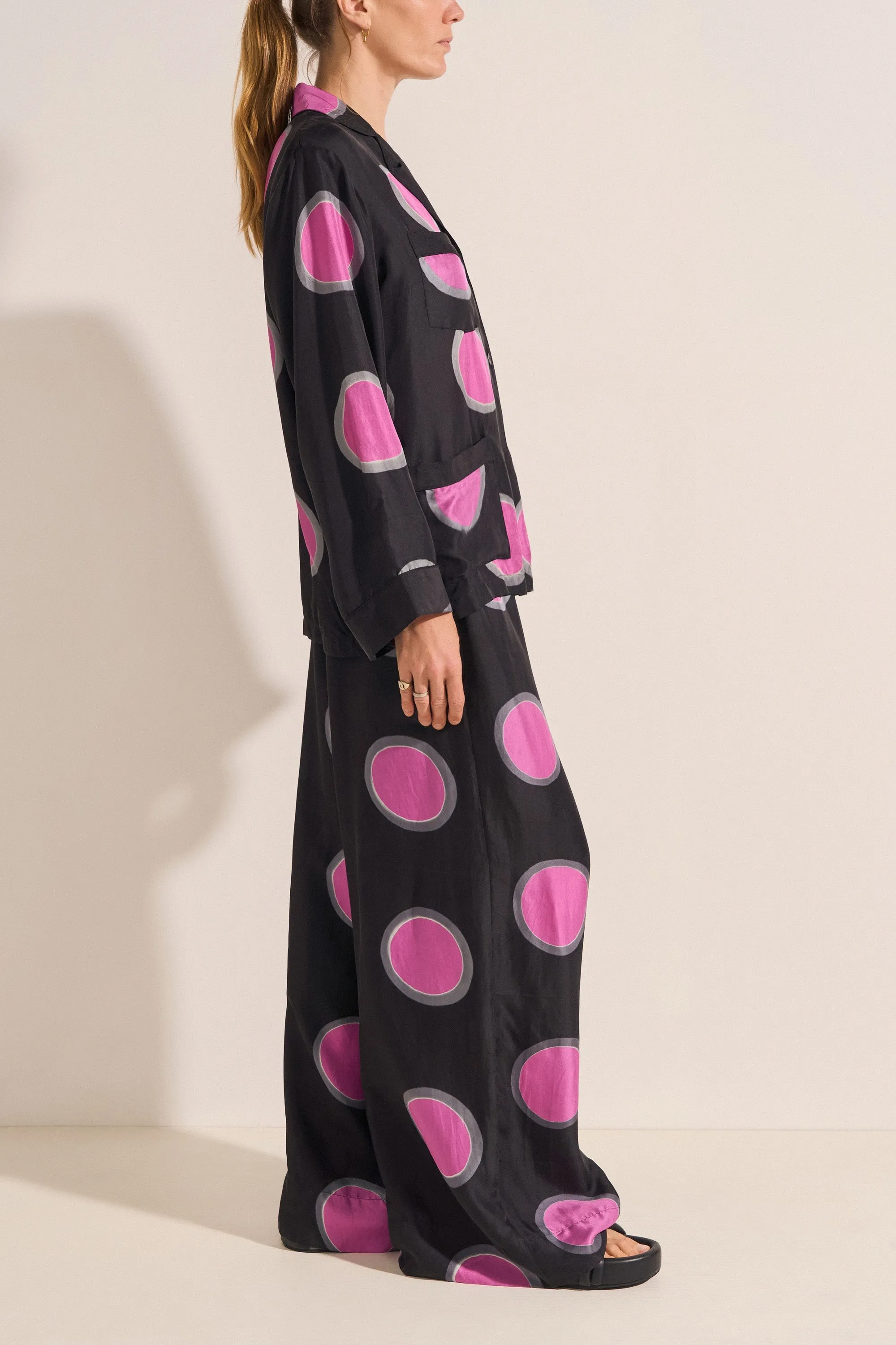 Clio Kusama Dot Silk Pants
