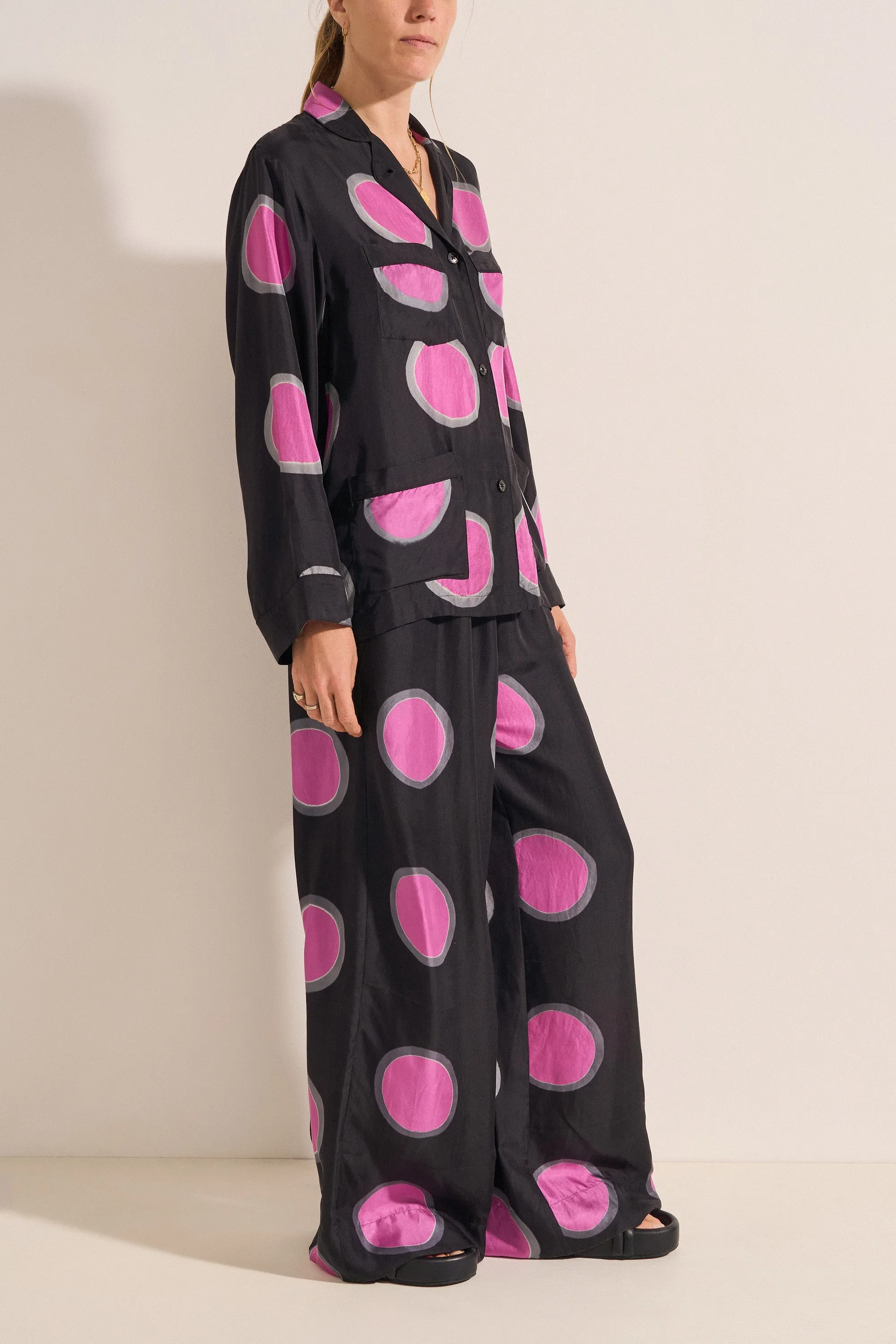 Clio Kusama Dot Silk Pants