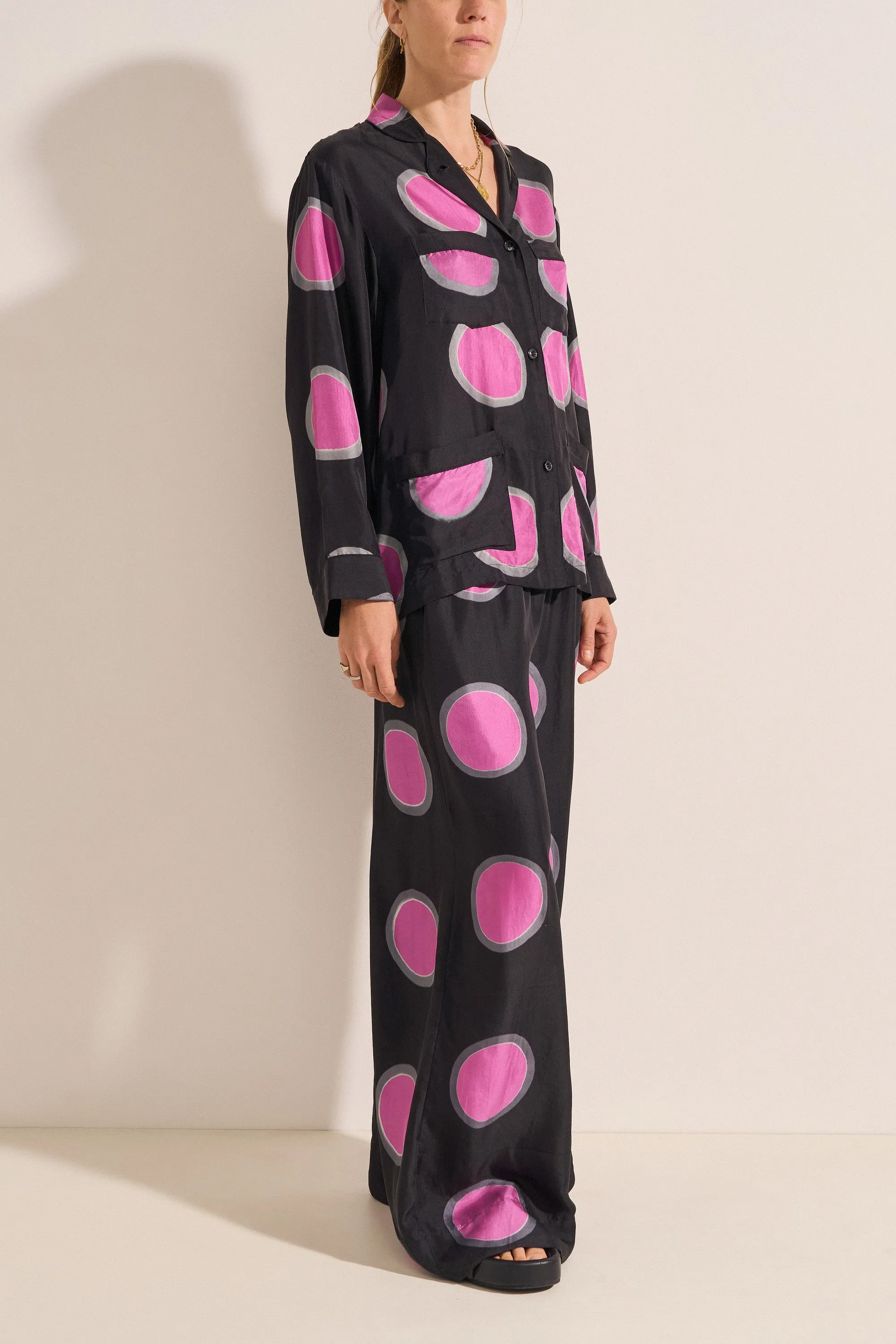 Clio Kusama Dot Silk Pants