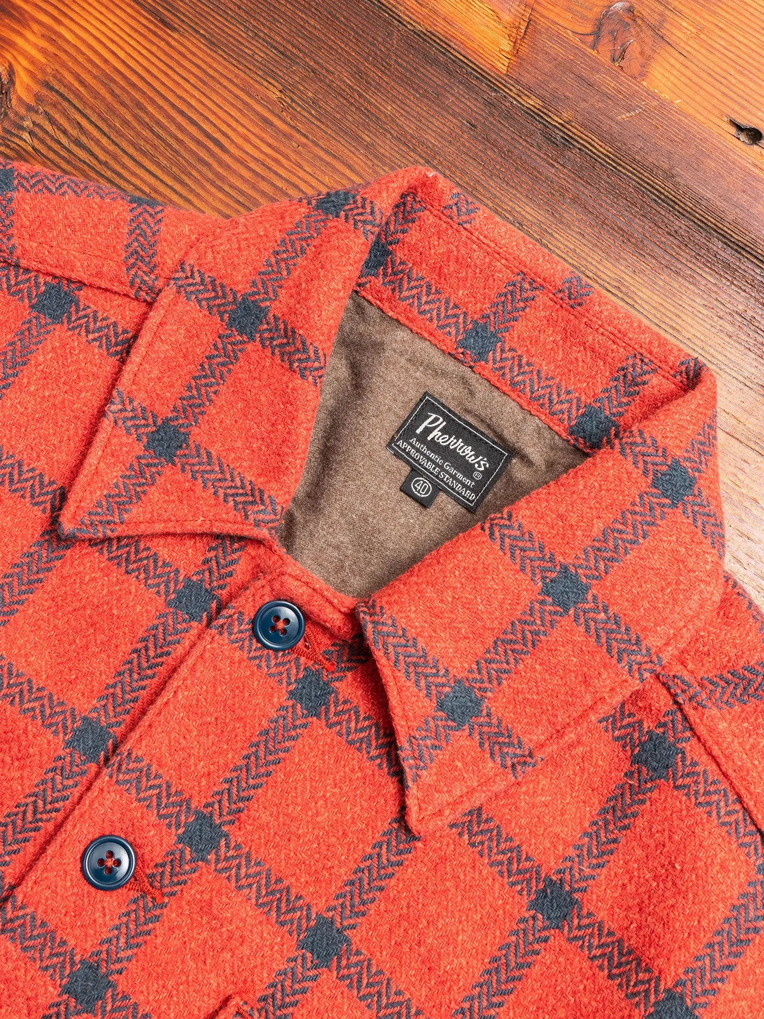 CPO Shirt Jacket in Red Check