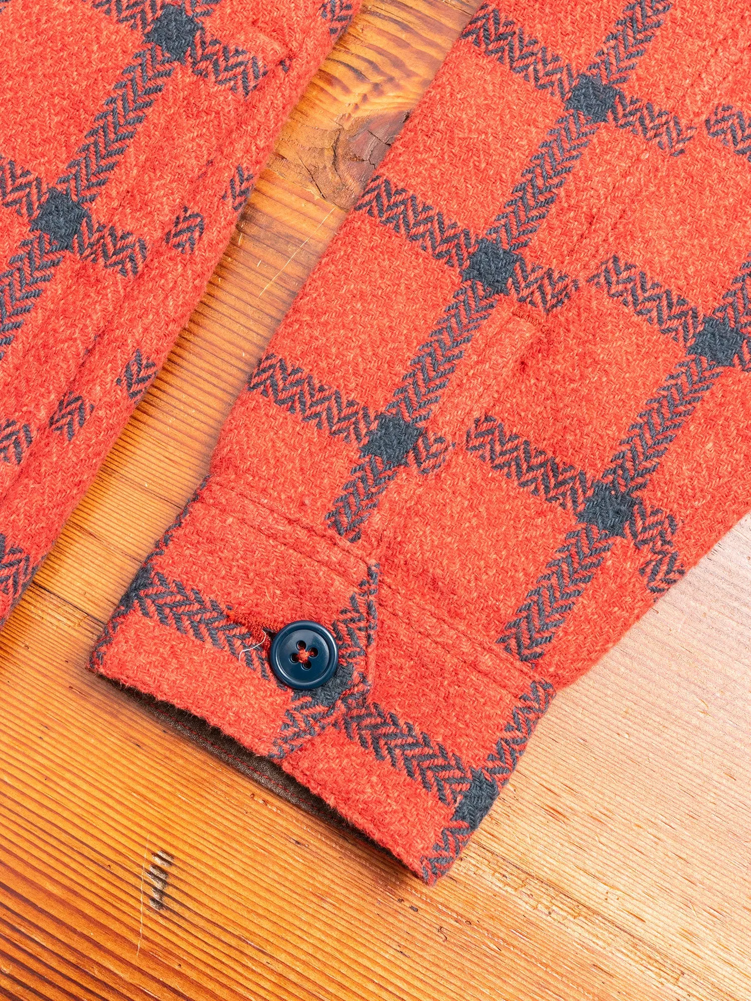 CPO Shirt Jacket in Red Check