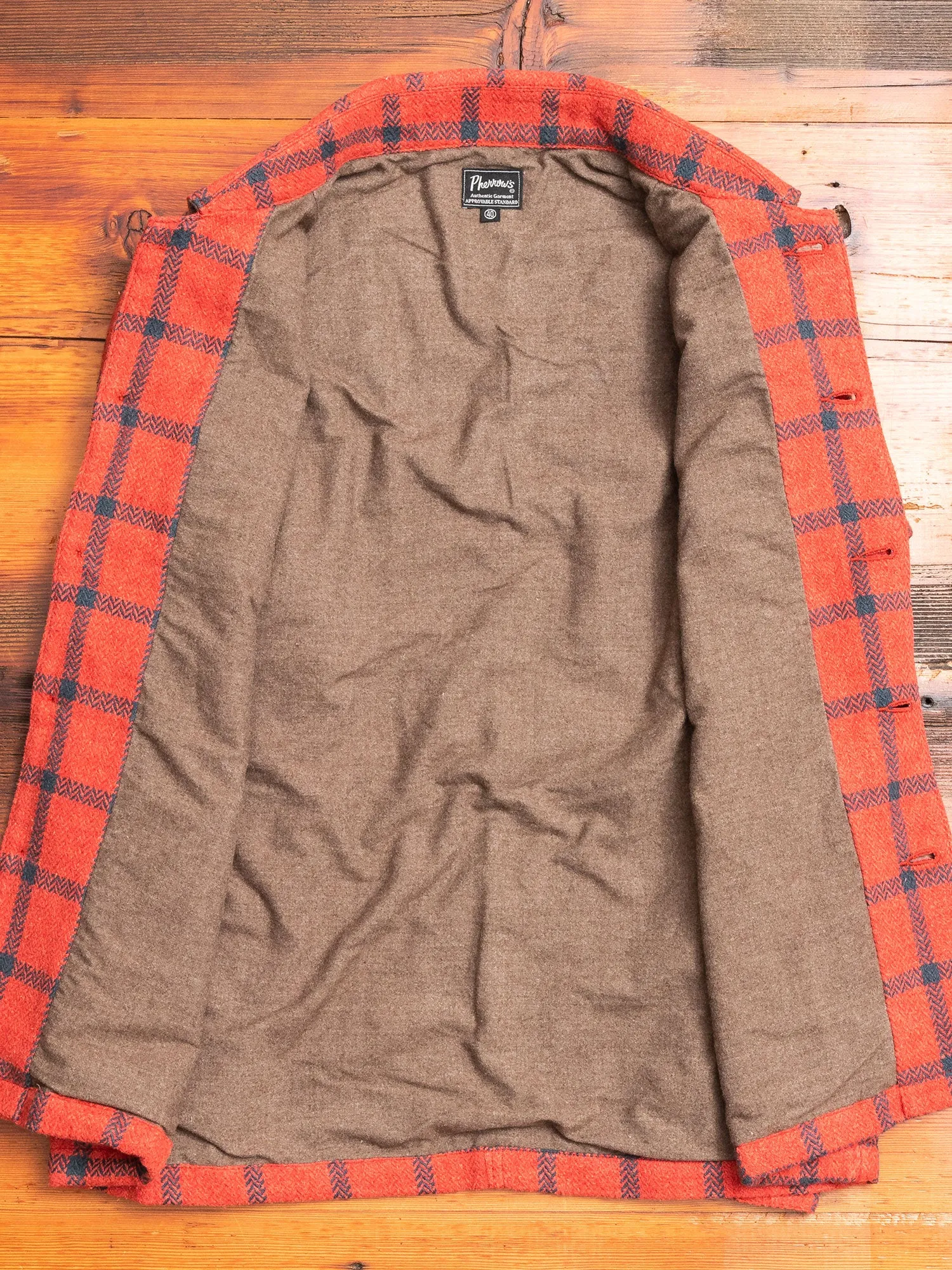 CPO Shirt Jacket in Red Check