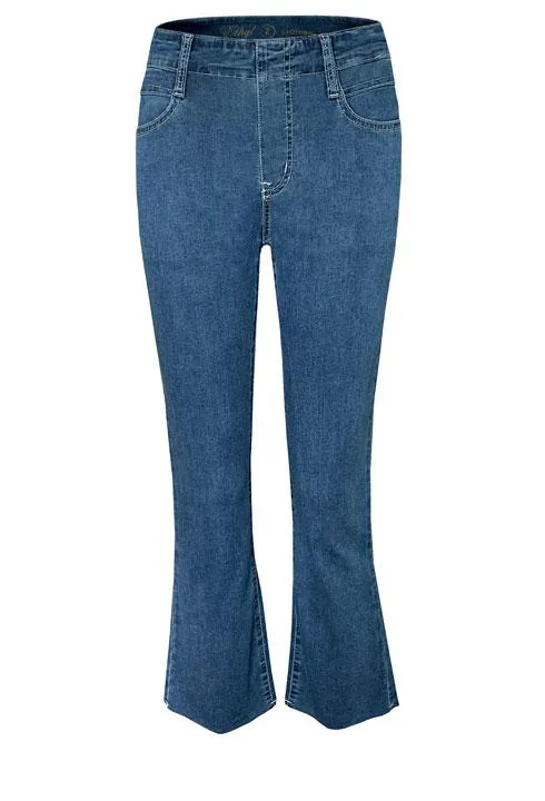 Crop Vintage Button Pant