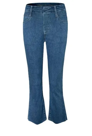 Crop Vintage Button Pant