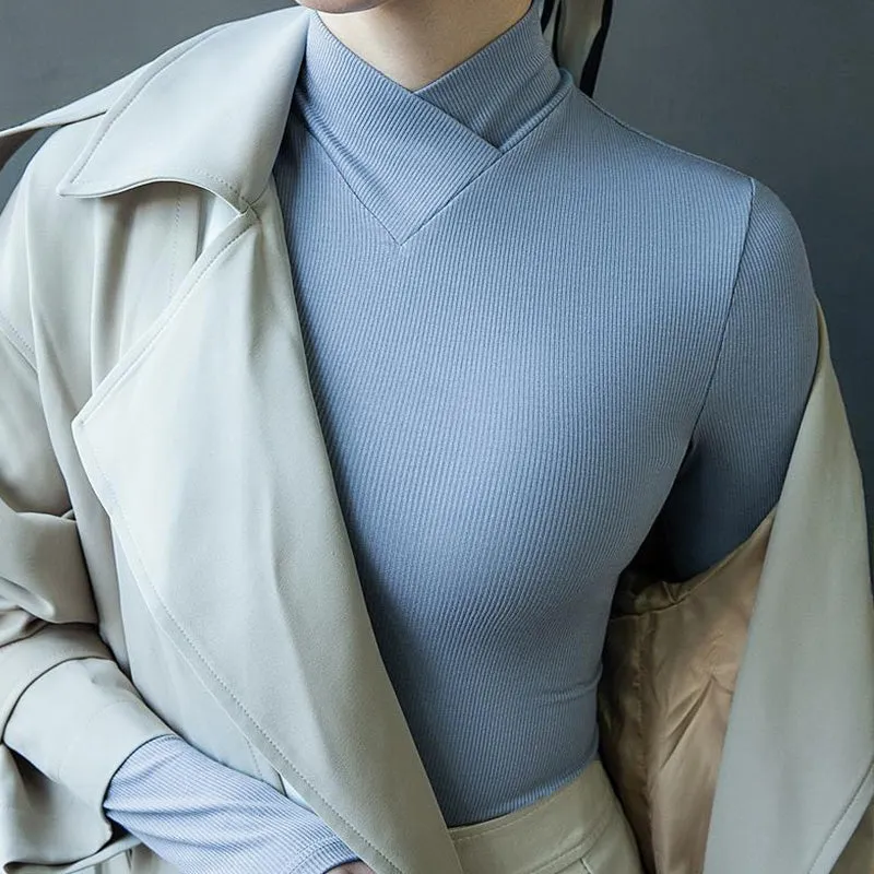 Cross turtleneck fleece sweater【Buy 2 free shipping】
