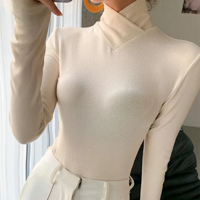Cross turtleneck fleece sweater【Buy 2 free shipping】