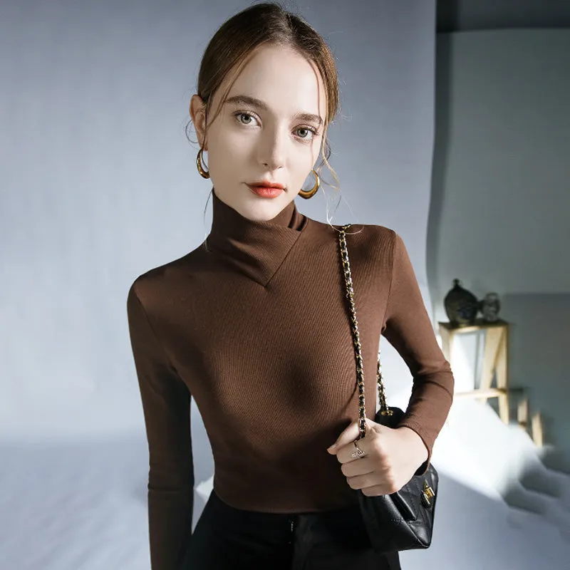 Cross turtleneck fleece sweater【Buy 2 free shipping】