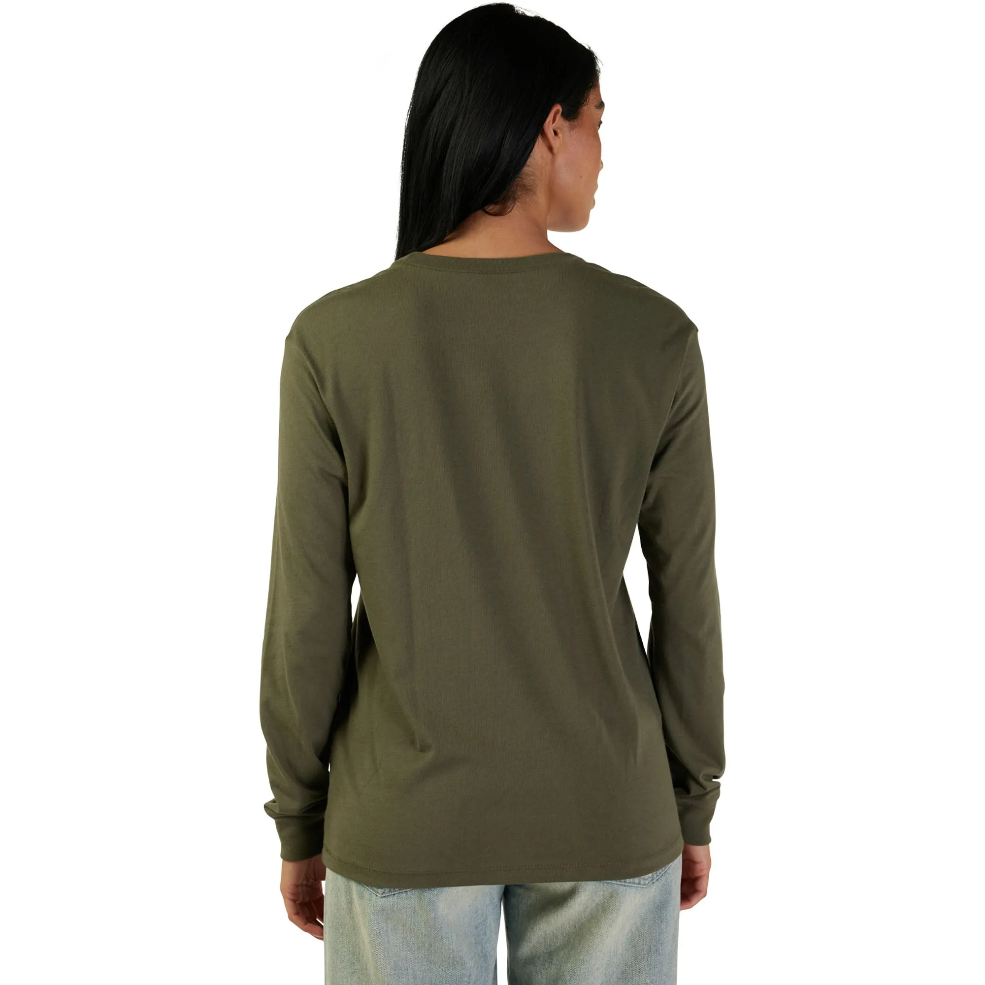Fox Racing Fox Head Long Sleeve T-Shirt Olive Green