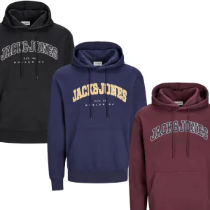 Jack & Jones Mens Caleb Big & Tall Varsity Hoodie