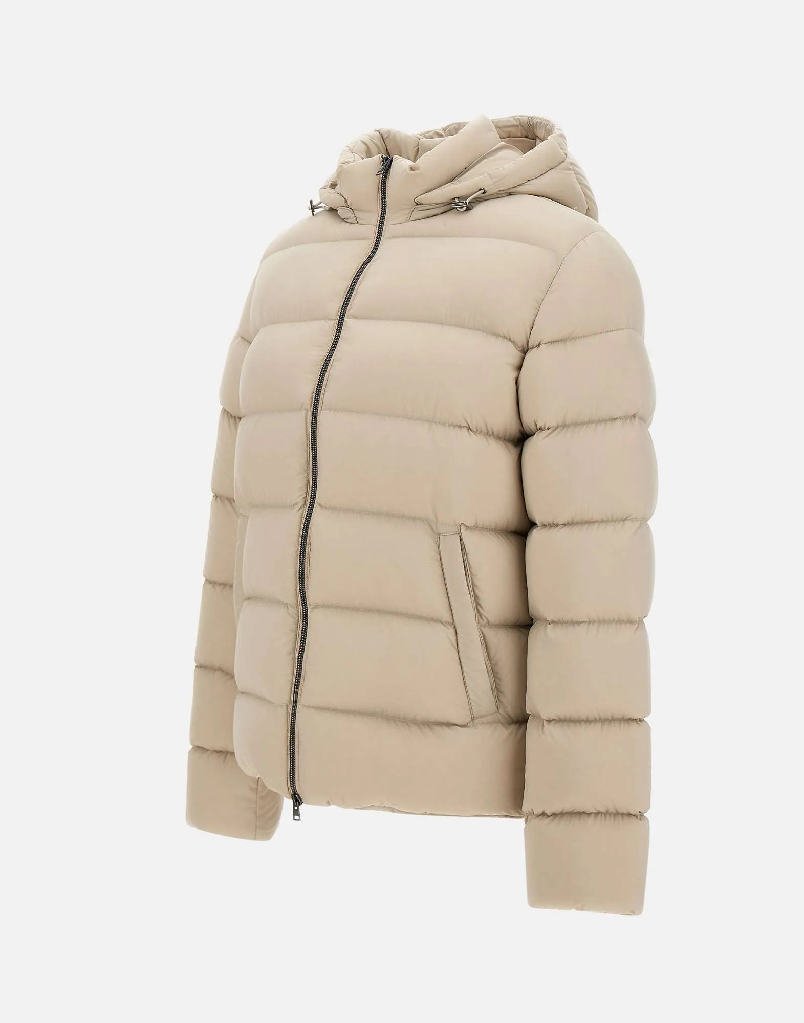 Men's Sand Down Jacket with Hood