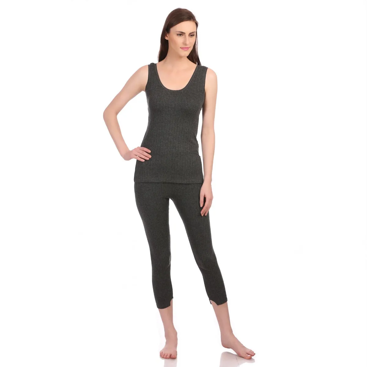 Neva Modal Deep Scoop Neck Sleeveless Warmer/Thermal Upper for Women