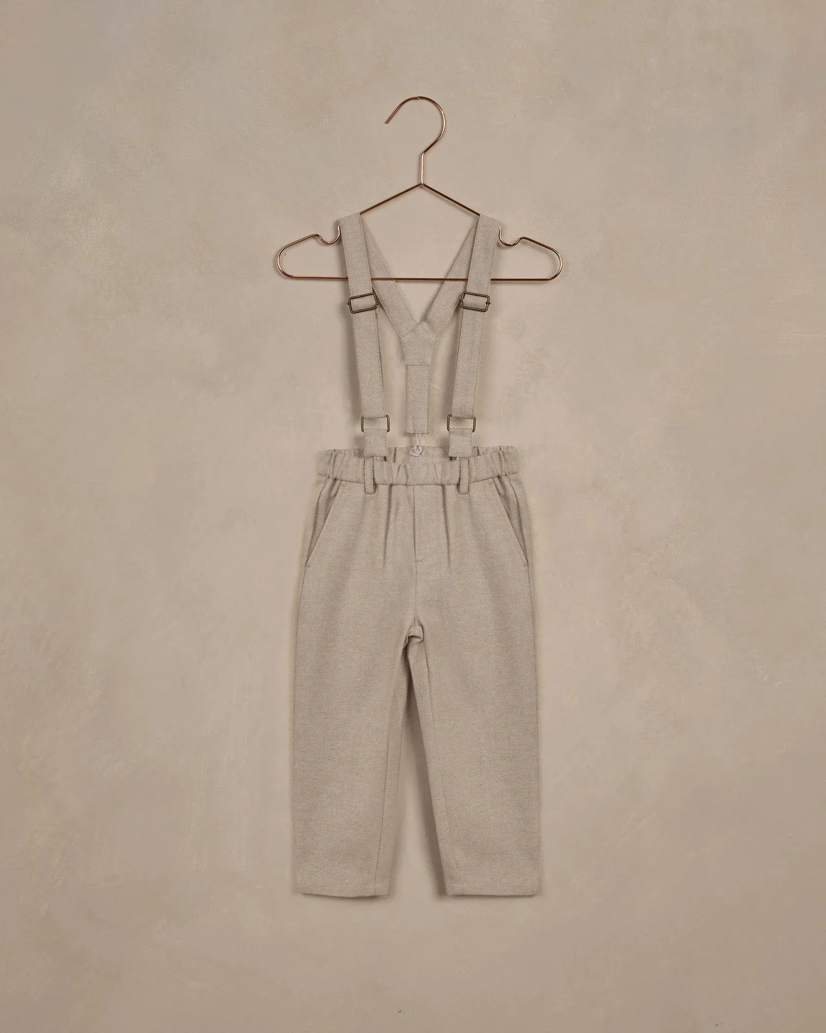 Nora Lee Suspender Pant - Fog