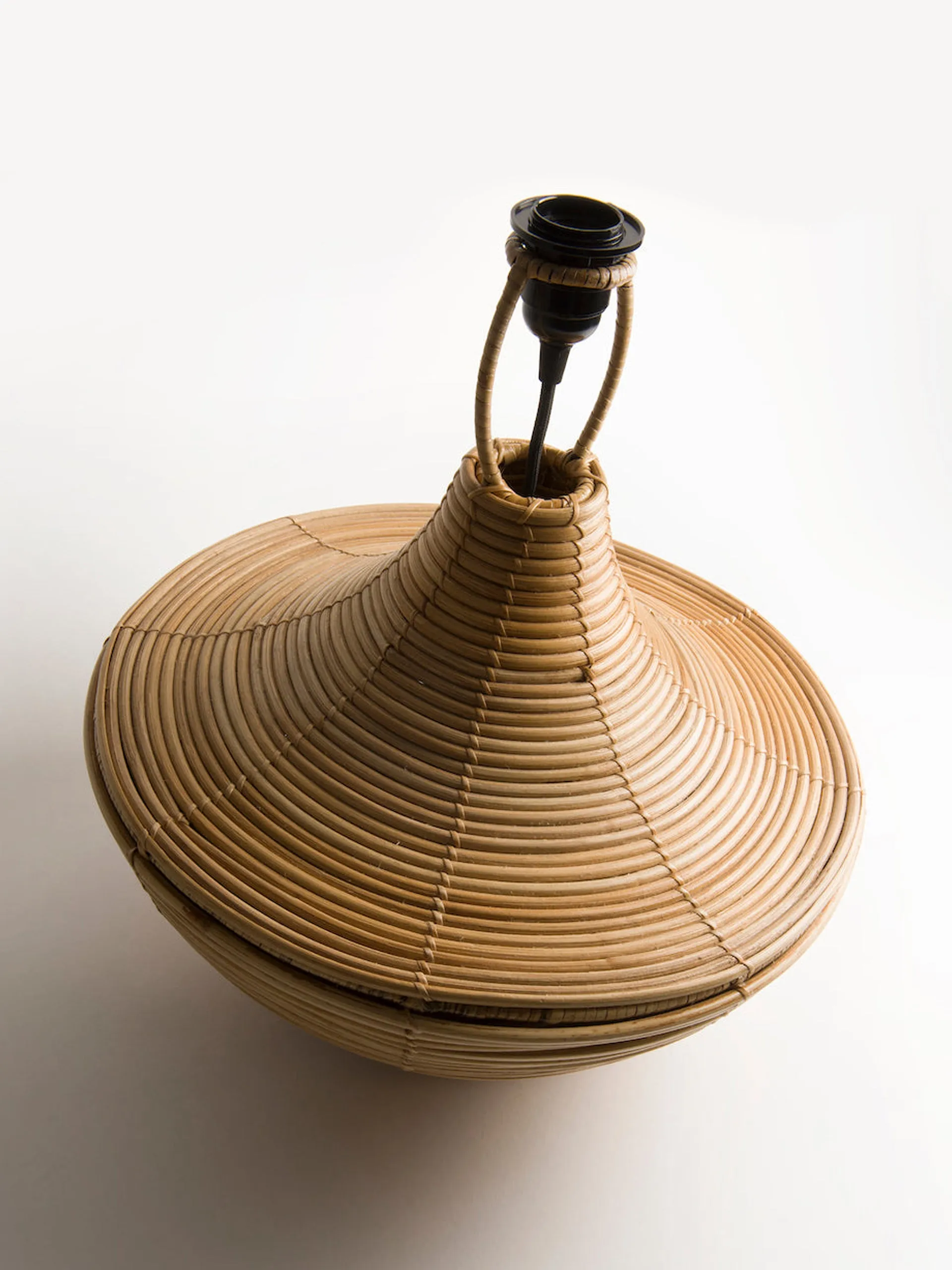 Pagoda large rattan table lamp base