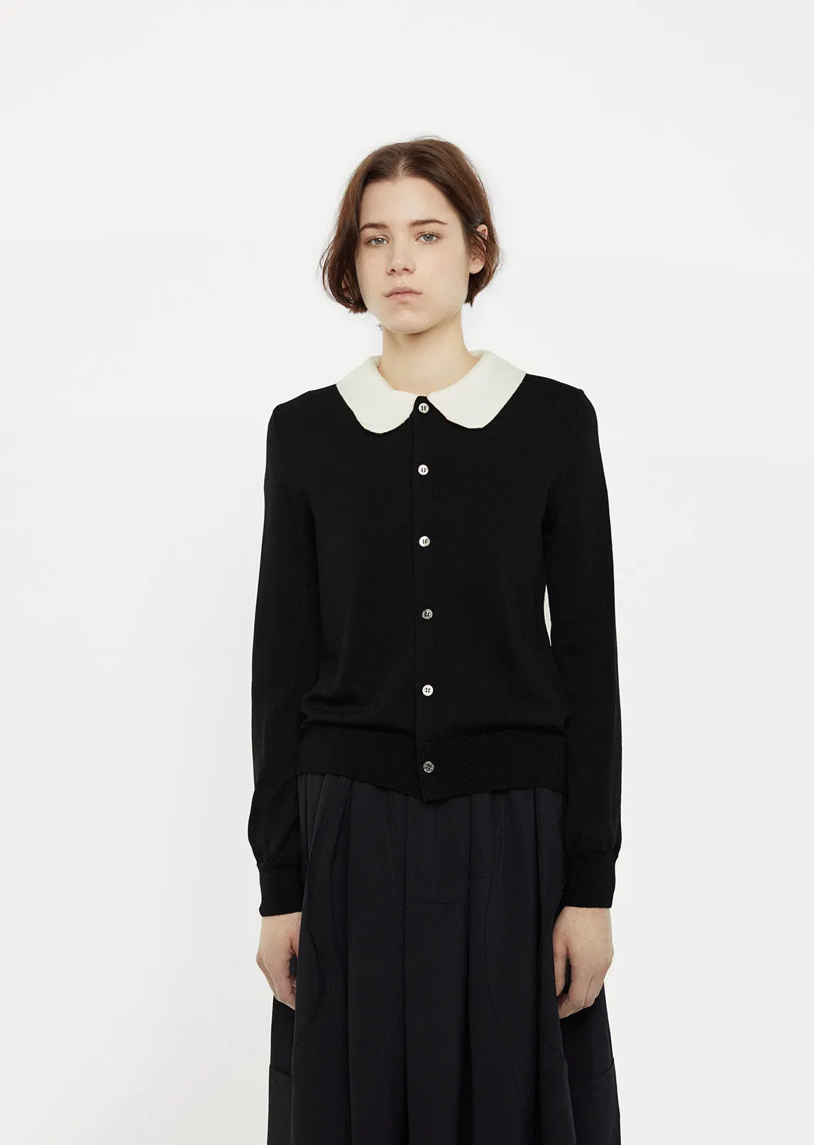Peter Pan Collar Cardigan