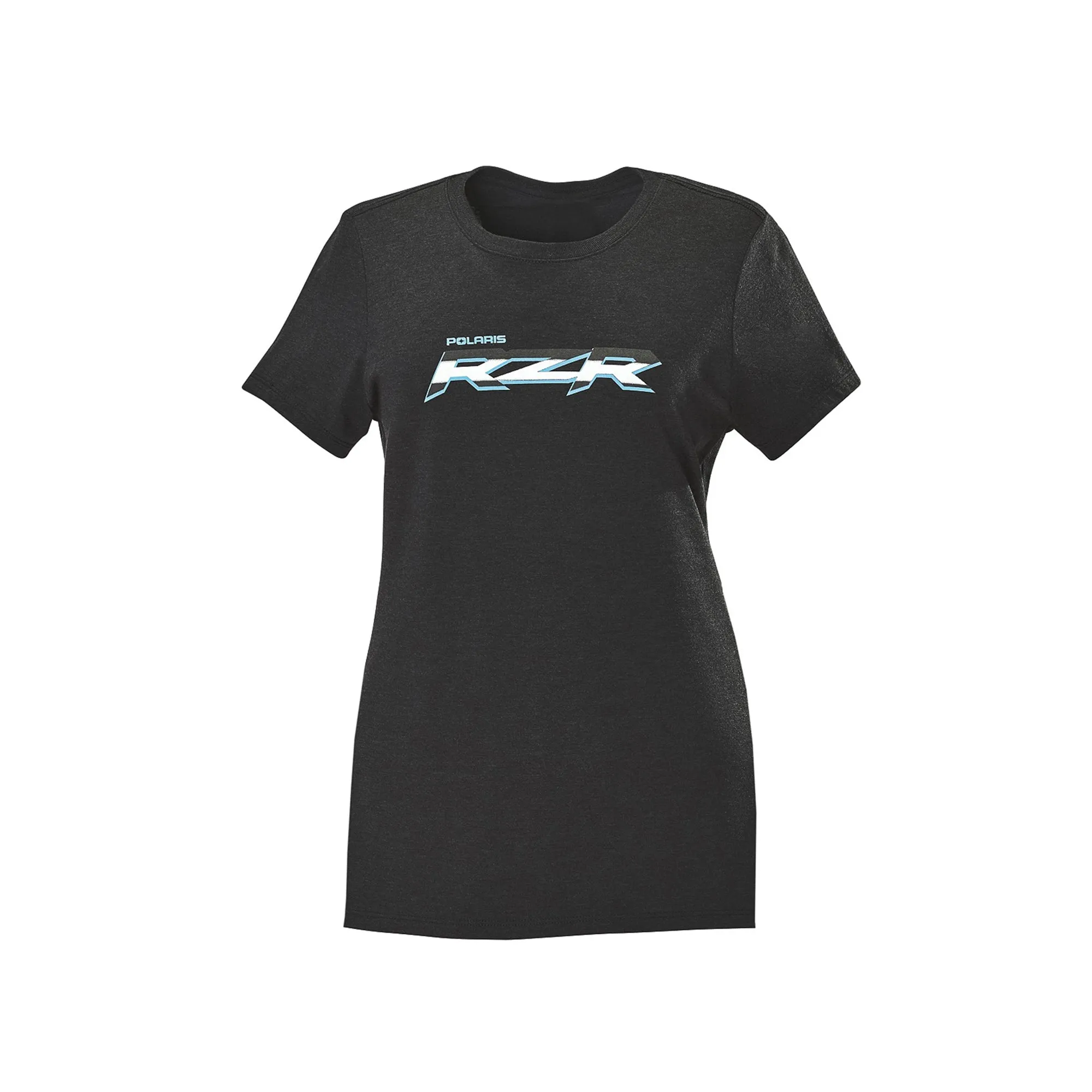 Polaris  Black Womens RZR Graphic Logo T-Shirt Short Sleeve Classic Fit Soft