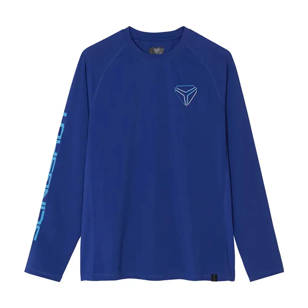 Polaris  Long Sleeve Performance Shirt Tee Soft Lightweight Comfortable Blue