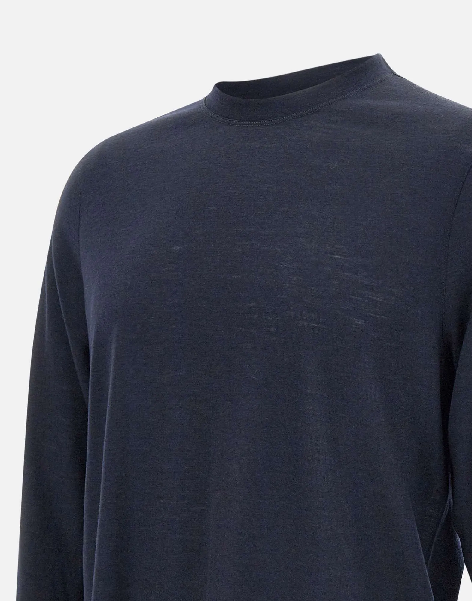 Royal Merino Wool Sweater in Midnight Blue