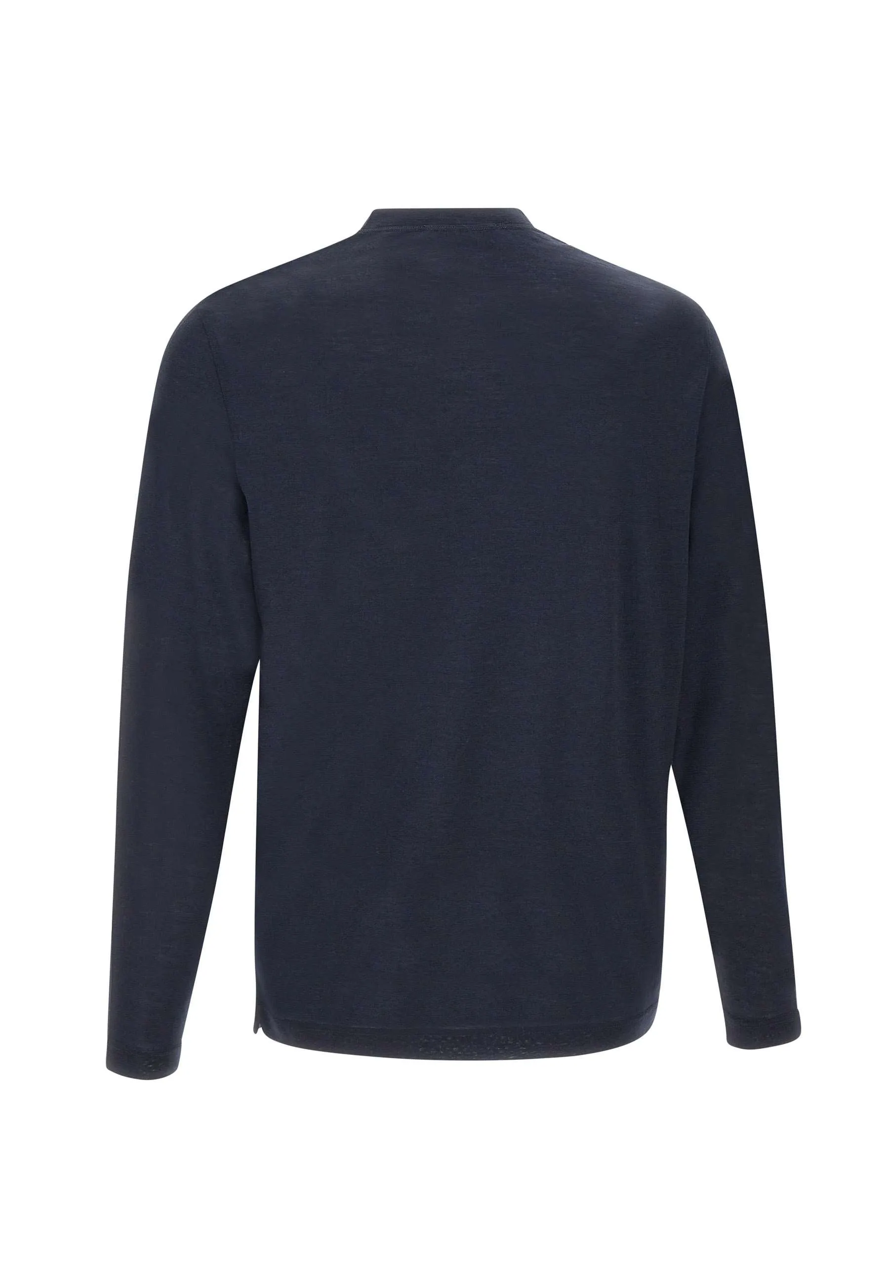 Royal Merino Wool Sweater in Midnight Blue