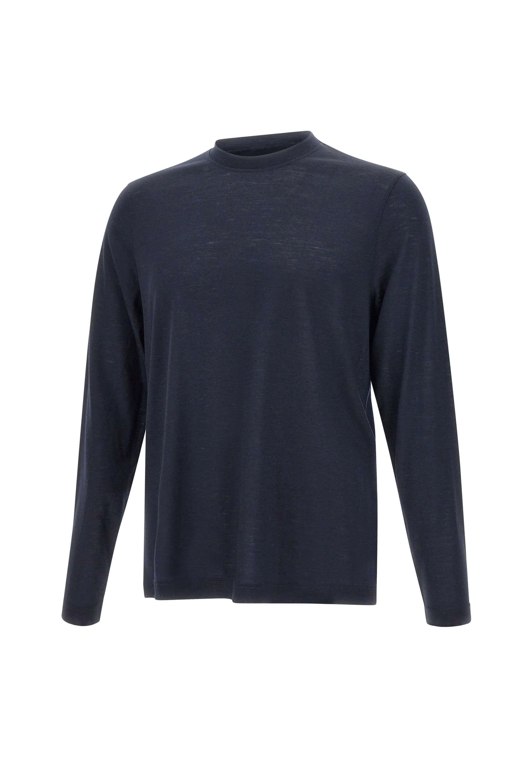 Royal Merino Wool Sweater in Midnight Blue