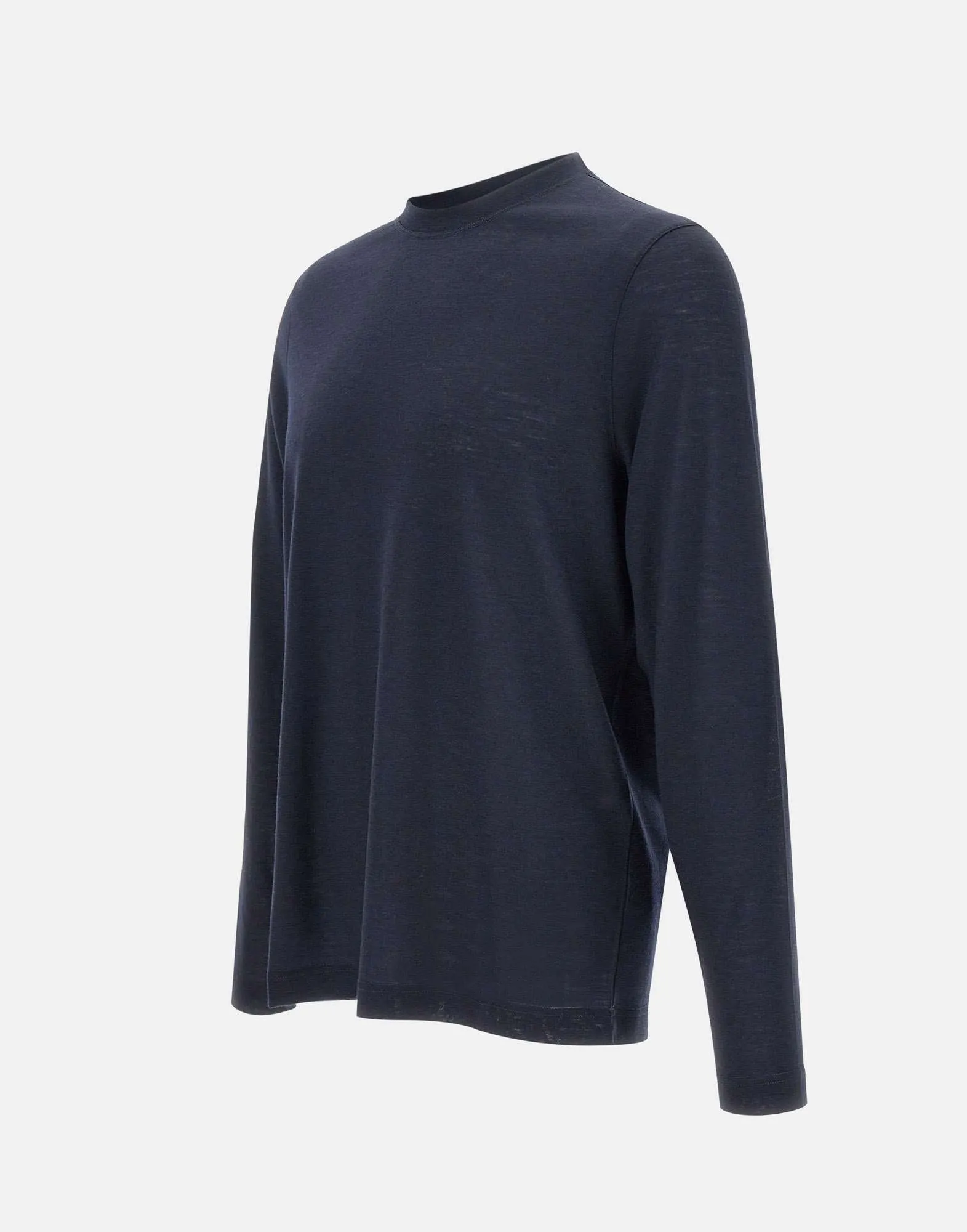 Royal Merino Wool Sweater in Midnight Blue