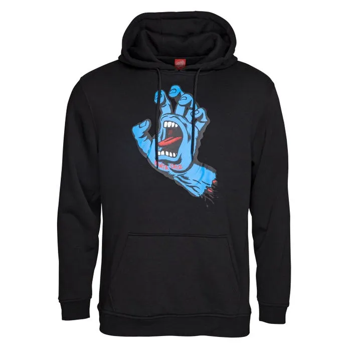 Screaming Hand Hood Black