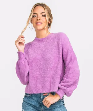 Southern Shirt Co - Cropped Feather Knit Sweater