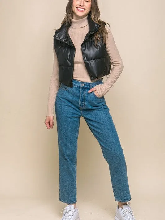 Style is What You Do Cropped Puffer Vest