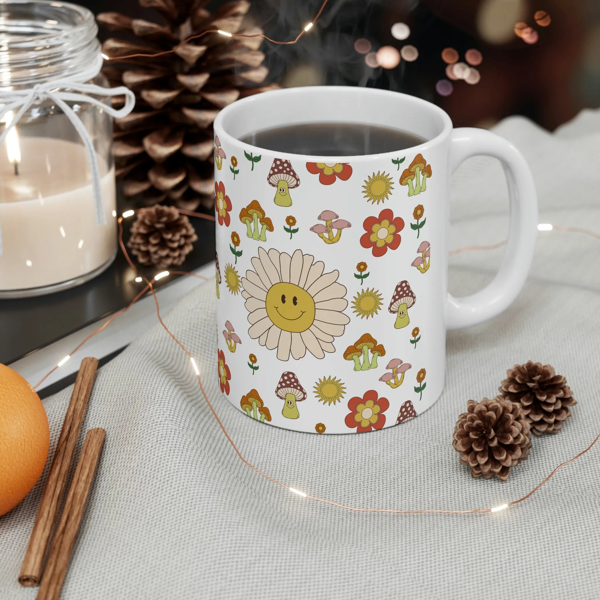 Sunny Retro Ceramic Mug 11oz