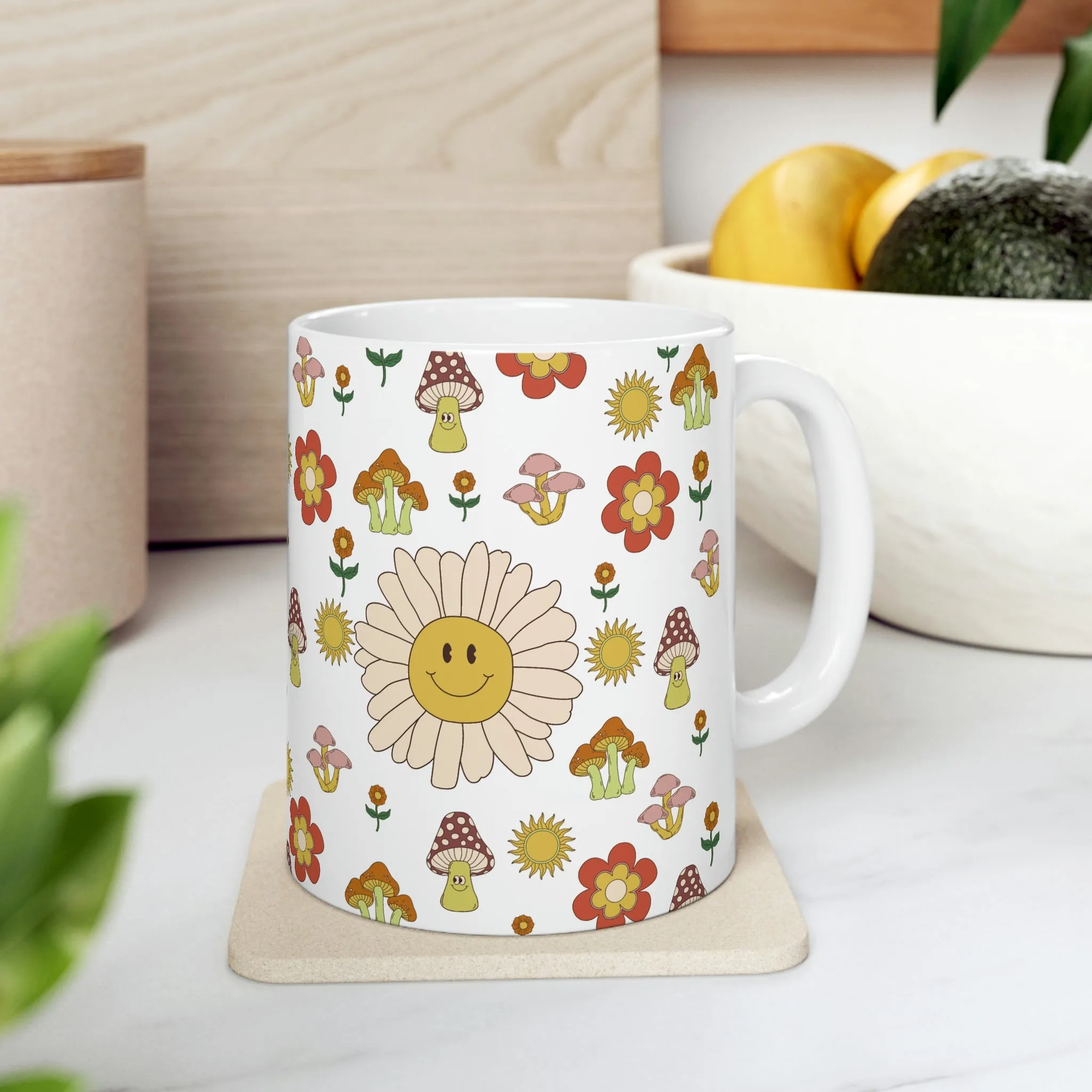 Sunny Retro Ceramic Mug 11oz