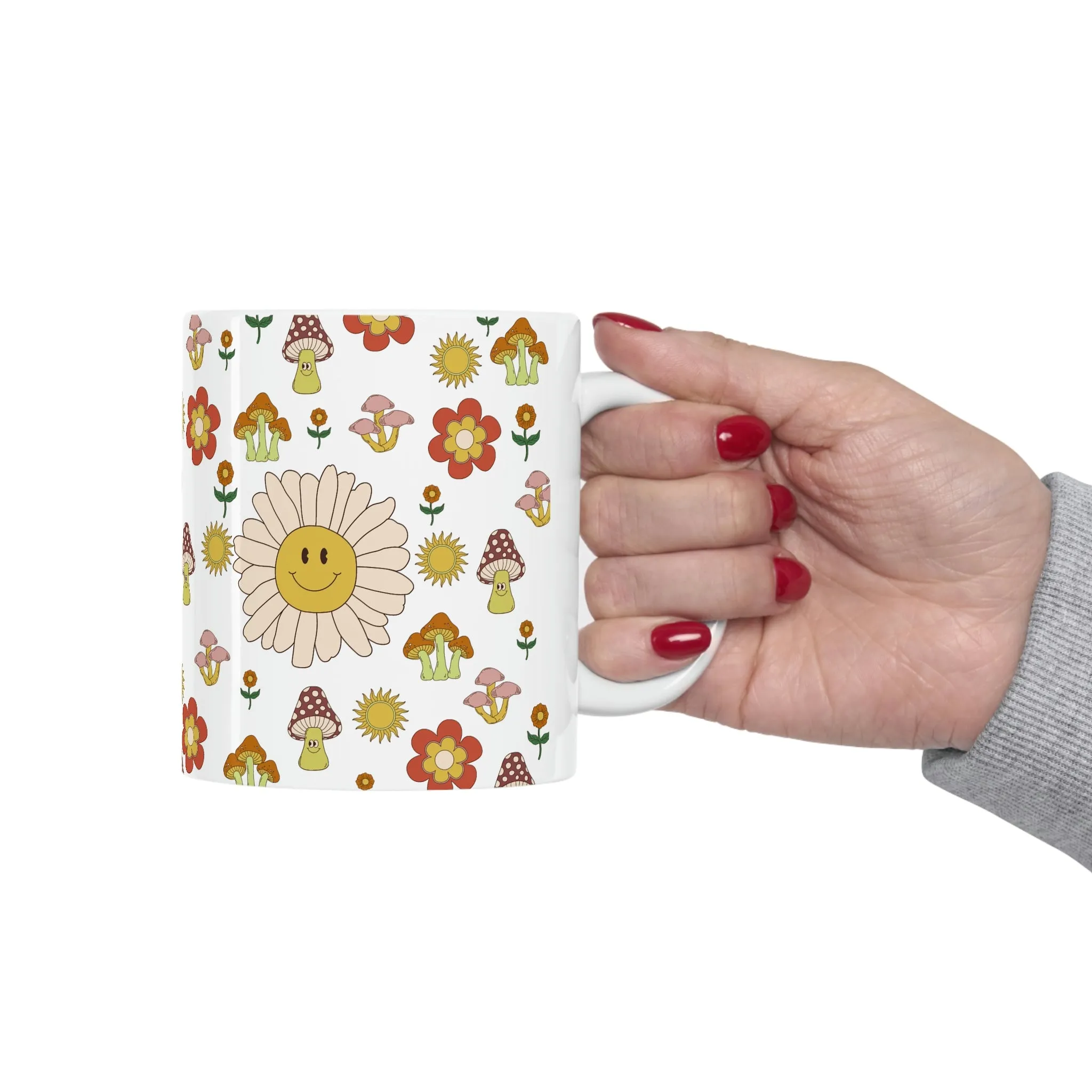 Sunny Retro Ceramic Mug 11oz