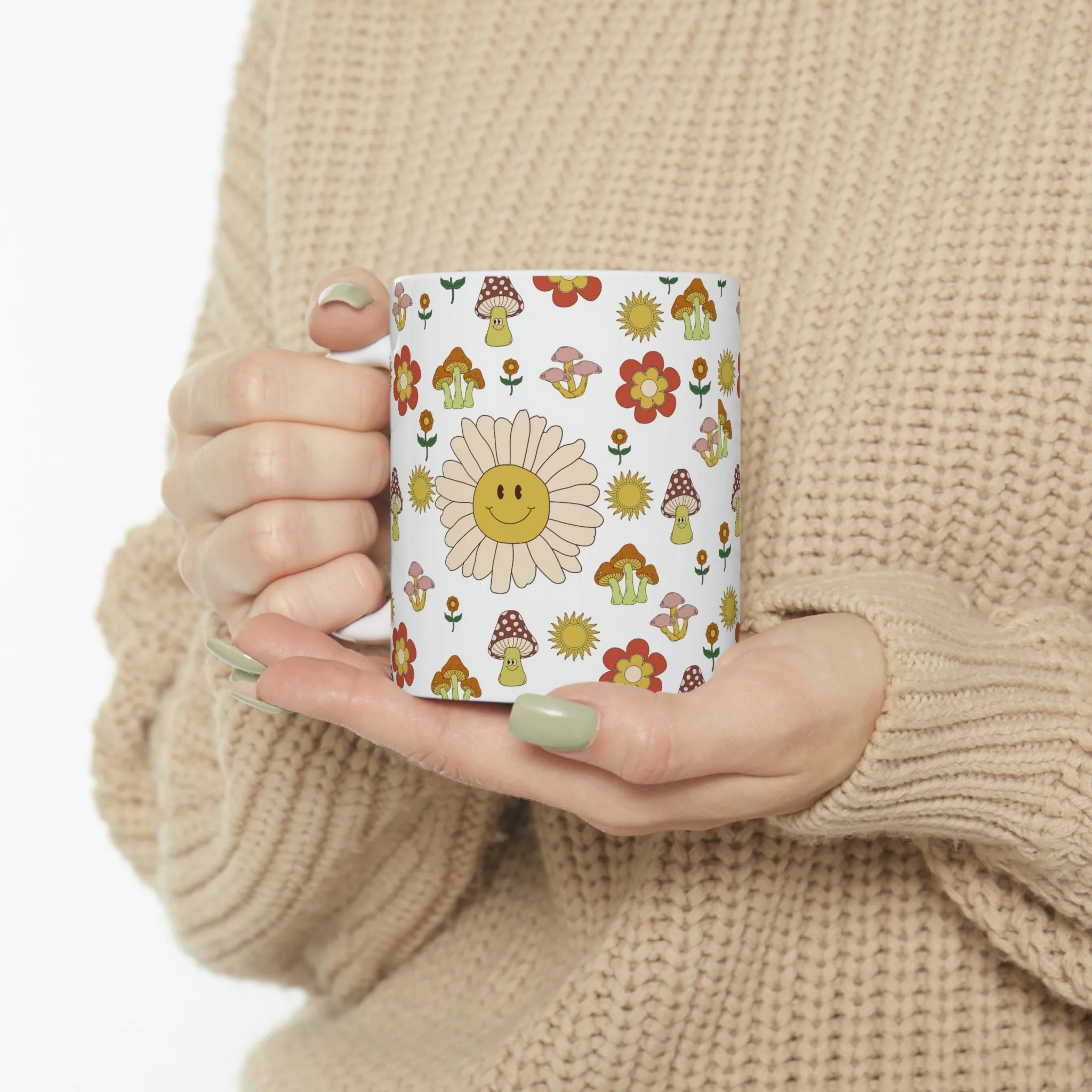 Sunny Retro Ceramic Mug 11oz