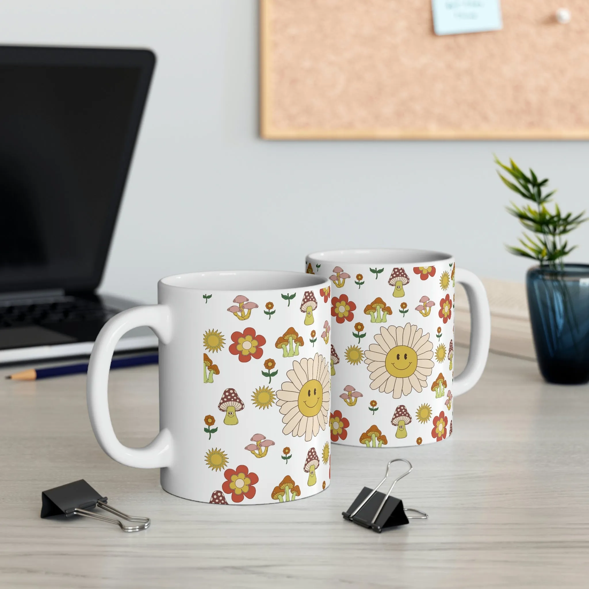 Sunny Retro Ceramic Mug 11oz